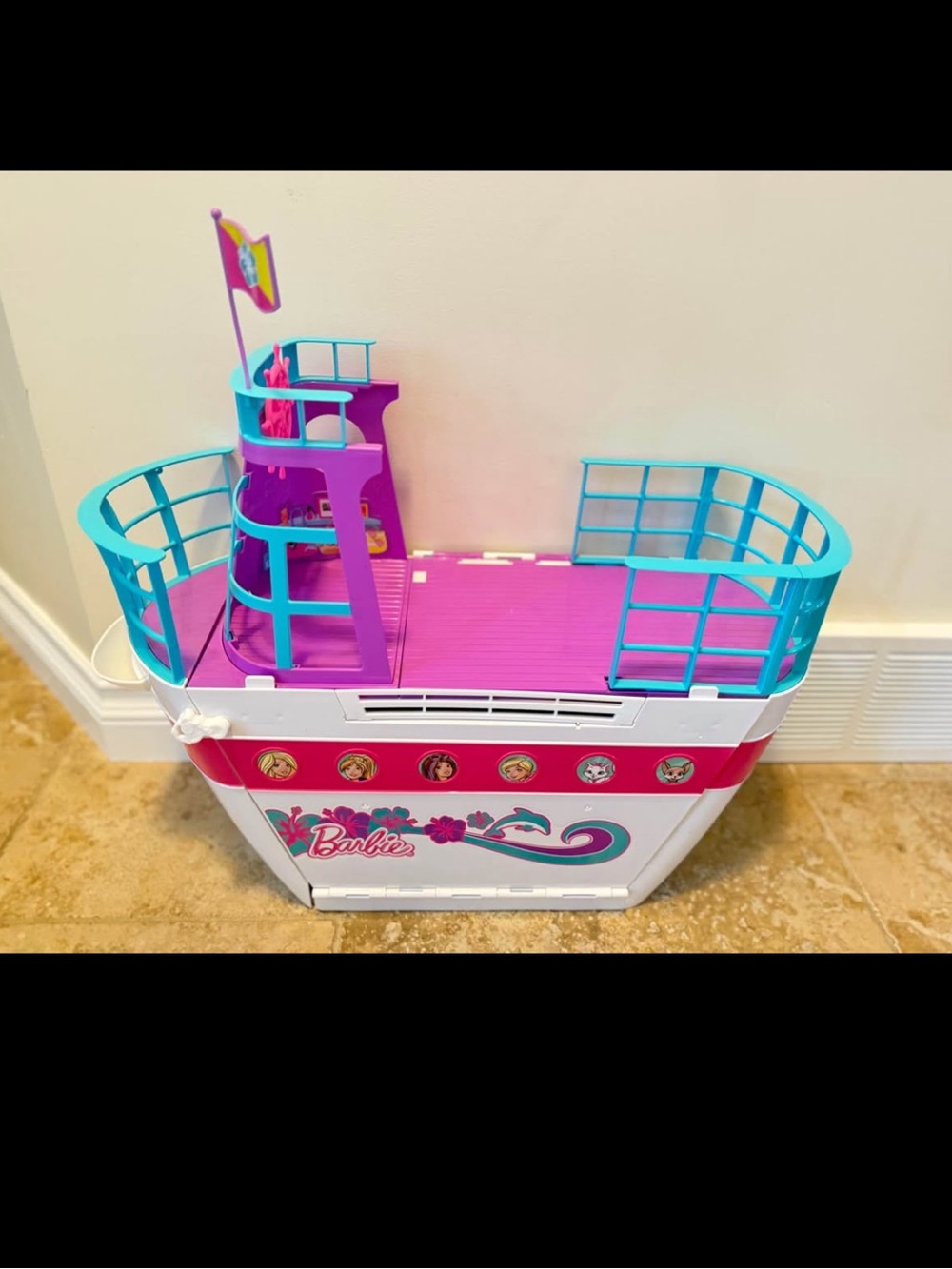 Mattel Barbie Sisters Double Decker Cruise Ship Party Boat Yacht Pool 2011